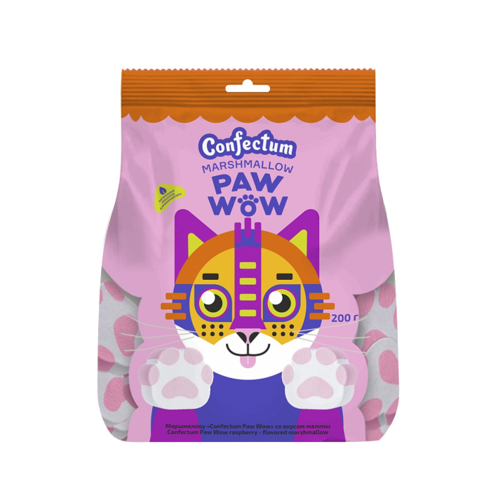Paw Wow со вкусом малины 200 гр/10 шт (Confectum)