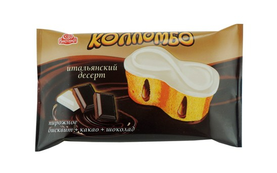 Пирожное Итальянский десерт Колломбо ШОКОЛАД 800 гр (ВИКТОРИЯ)