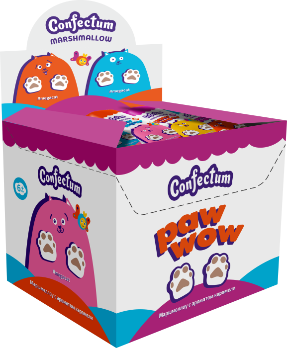 PAW WOW со вкусом карамель 30 гр/15 шт (Confectum)