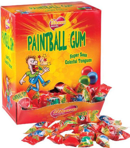 Жевательная резинка "PAINTBALL  GUM" 3.5 гр/200 шт (Сласти Лэнд)