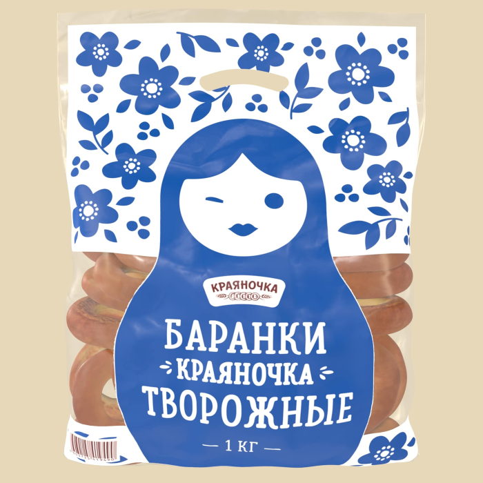 Баранки Творожные 1 кг/6 шт (Краяночка)