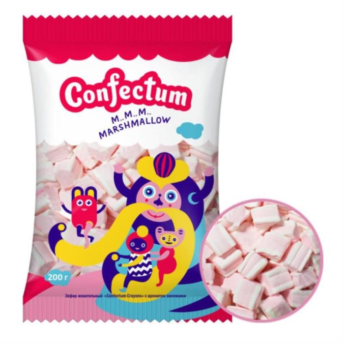 Crayons ЗЕМЛЯНИКА 200 гр/14 шт (Confectum )
