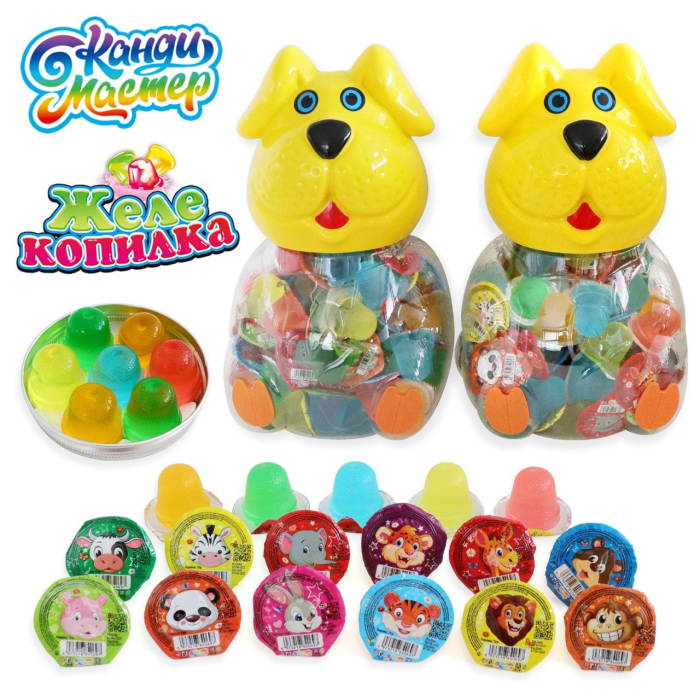Желе СОБАКА 13 гр/100 шт (Канди Мастер)
