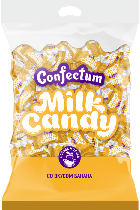 Карамель "Milk Candy" БАНАН 0,5 кг/6 шт (Confectum)