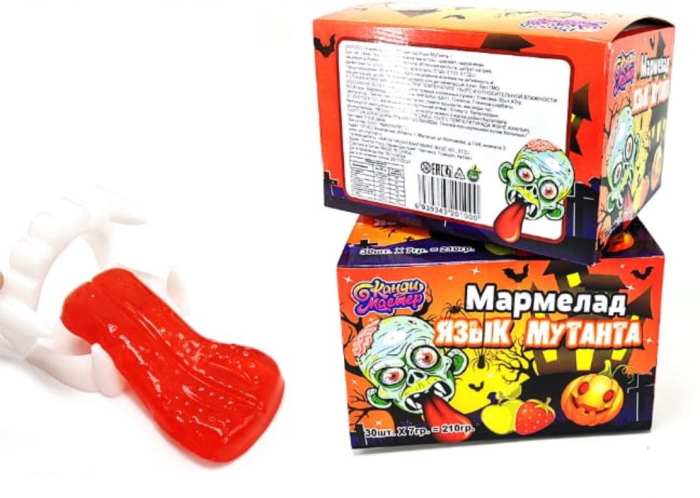 Мармелад Язык Мутанта 7 гр/30 шт (Канди Мастер)