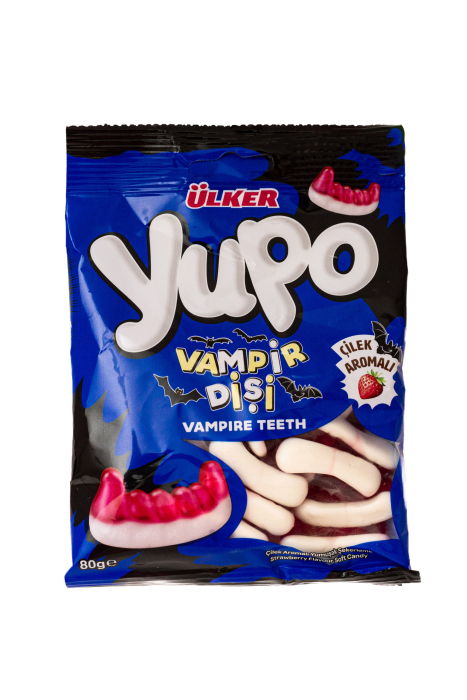 Yupo Meter Зубы вампира (жевательные конфеты) 80 гр/24 шт