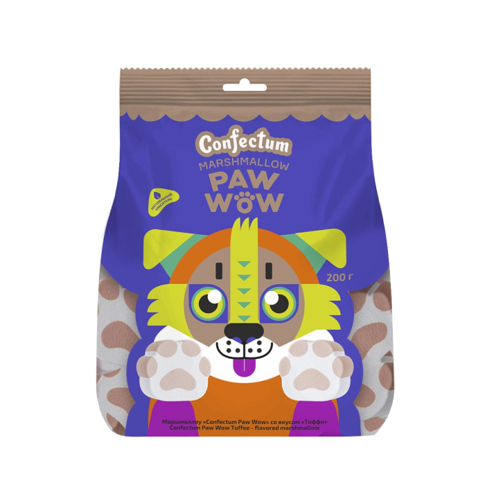 Paw Wow со вкусом ТОФФИ (карамель) 200 гр/10 шт (Confectum)
