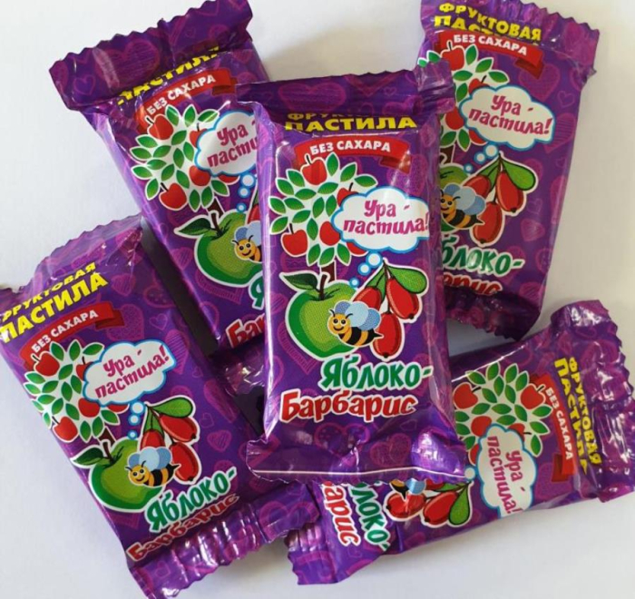 Барбарис-Яблоко пастила 1,0 кг (АГРО)