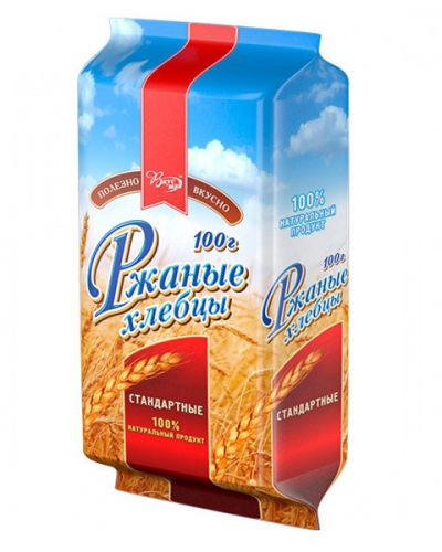 Хлебцы "Ржаные" 100 гр/24 шт (ВКУС МАЯ)