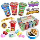 Паста шоколадная с печеньем+игрушка "ШОКО СТИК" 12 гр/20 шт (Канди Мастер)