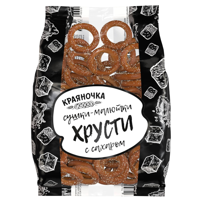 Сушка "ХРУСТИ" С САХАРОМ 300 гр/ 14 шт (Краяночка)