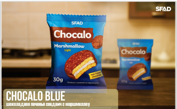 Печенье CHOCALO BLUE 3 кг (Сфад) (12 мес)