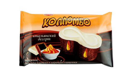 Пирожное Итальянский десерт Колломбо ВАРЁНАЯ СГУЩЕНКА 800 гр (ВИКТОРИЯ)
