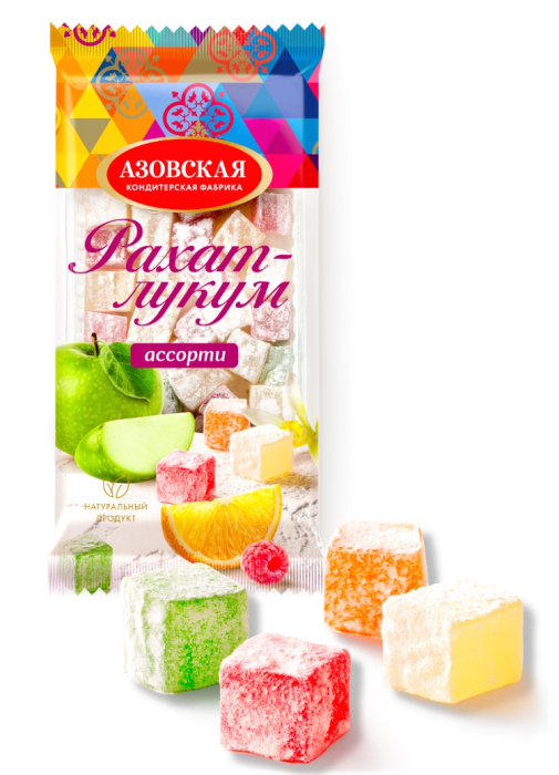 200 гр/12 шт Рахат - лукум ассорти (АКФ)