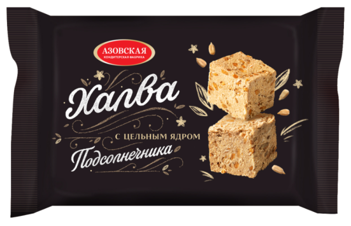350 гр/16 шт Халва подсолнечная с ядром (АКФ) 