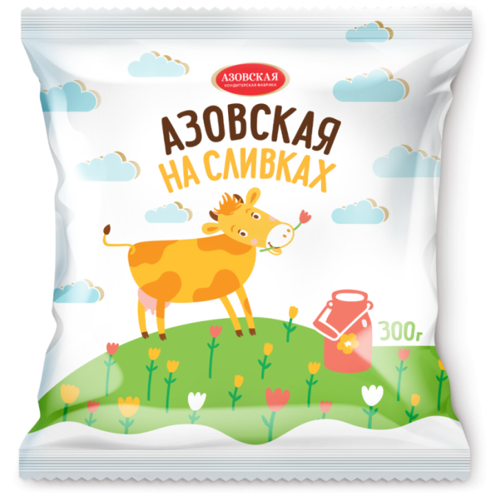 АЗОВСКАЯ НА СЛИВКАХ 0,300/10 шт (АКФ)